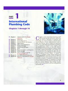 International Plumbing Code - iccsafe.org