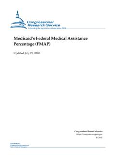 Medicaid’s Federal Medical Assistance Percentage (FMAP)