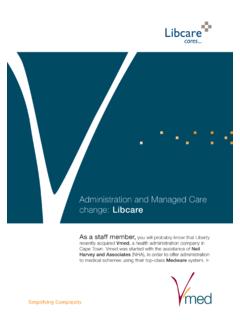 Administration and Managed Care change: Libcare