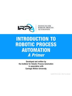 Robotic Process Automation - IRPAAI