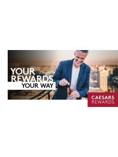 YOUR REWARDS - Caesars Entertainment