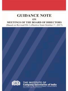Guidance Note - ICSI
