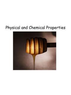Physical and Chemical Properties - Caldwell-West Caldwell ...