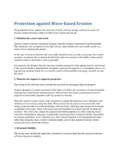 Protection against Wave-based Erosion