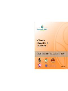 Chronic Hepatitis B Infection - Ministry of Health