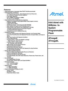 512Bytes EEPROM 8-bit Atmel with 8KBytes In- System ...