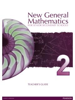 New General Mathematics - Pearson