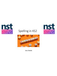 Spelling in KS2