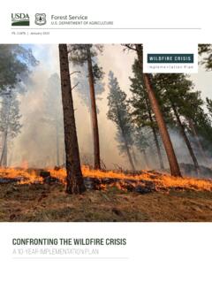 CONFRONTING THE WILDFIRE CRISIS