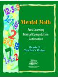 Mental Math - Prince Edward Island