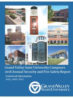 2016 Grand Valley State University Annual Security and ...
