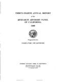 Thirty-Eighth Annual Report - California Attorney General
