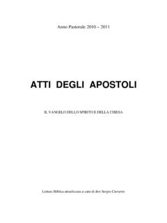 Atti degli Apostoli 2010-1 - laparolanellavita.com