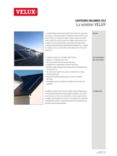 capteurs solaires /cli La solution VELUX