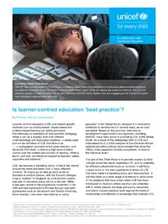 Is learner-centred education ‘best practice’?