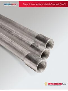 Steel Intermediate Metal Conduit (IMC) - Wheatland