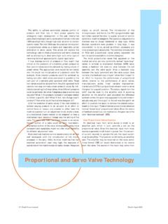Proportional and Servo Valve Technology - Moog …