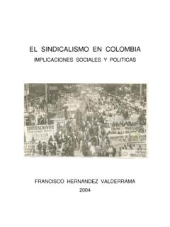 EL SINDICALISMO EN COLOMBIA - javeriana.edu.co