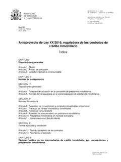 Anteproyecto de Ley XX/2016, reguladora de los contratos ...