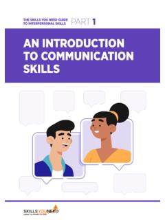 AN INTRODUCTION TO COMMUNICATION SKILLS