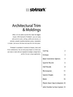 Architectural Trim &amp; Moldings