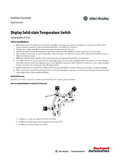 Display Solid-state Temperature Switch