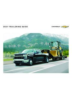 2021 Trailering Guide - Chevrolet