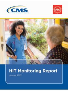 January 2022 HIT Monitoring Report - cms.gov