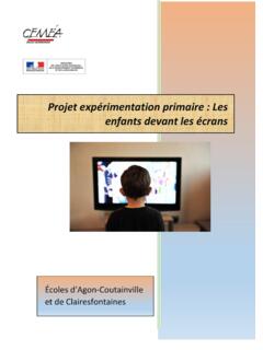 Projet exp&#233;rimentation primaire - acad&#233;mie de Caen