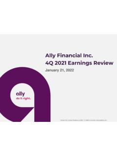 Ally Financial Inc. 4Q 2021 Earnings Review