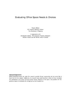 Evaluating Office Space Needs &amp; Choices - …