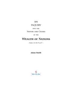 Wealth of Nations - ibiblio