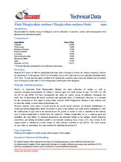 Fluid Thioglycollate medium (Thioglycollate …