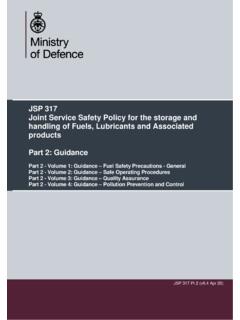 JSP 317 Part 2: Guidance - GOV.UK