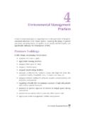 Environmental Management Practices