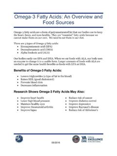 Omega 3 Fatty Acids: An Overview and Food Sources