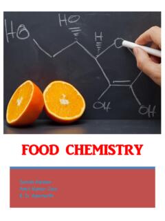 FOOD CHEMISTRY - AgriMoon