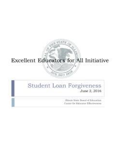 Student Loan Forgiveness - Illinois State Board of Education