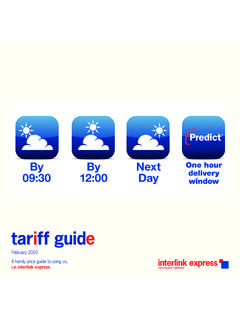 tariff guide - DPDgroup