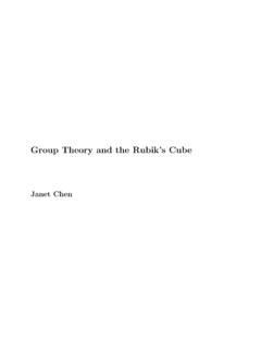 Group Theory and the Rubik's Cube