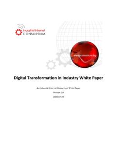 Digital Transformation in Industry White Paper