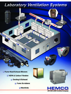Laboratory Ventilation Systems - HEMCO Corporation