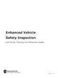 Enhanced Vehicle Safety Inspection - PennDOT Home