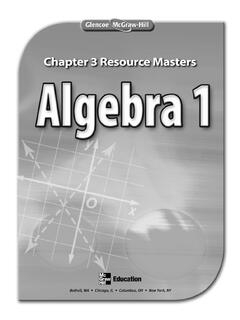 Chapter 3 Resource Masters - Commack Schools