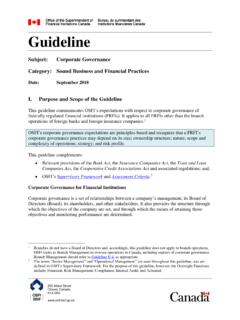 Guideline Corporate Governance - Sound Business and ...