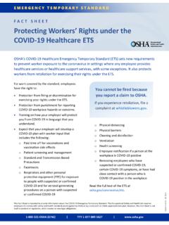 Protecting Workers’ Rights under the COVID-19 Healthcare …