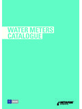 WATER METERS CATALOGUE - Drip irrigation …