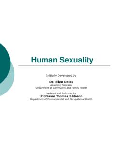 Human Sexuality - University of South Florida