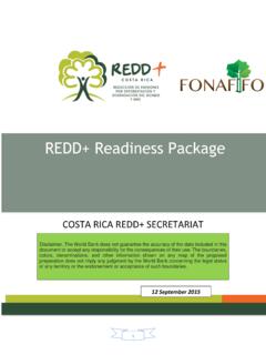 REDD+ Readiness Package