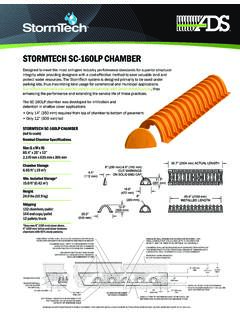 STORMTECH SC-160LP CHAMBER